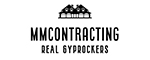 MM Contracting Real Gyroborecers company logo with construction building icon and company name