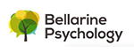 Bellarine Psychology practice logo with green tree icon and company name text