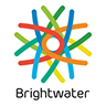 Brightwater Care Group logo - colorful multi-color star burst icon with Brightwater company name text below