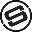 Steady Rack logo - circular badge icon with stylized S monogram in black on white background